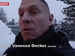 photographer bangs vanessa decker for hot snow pics