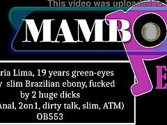 vitoria lima 19yo slim ebony takes dp anal from 2 huge cocks