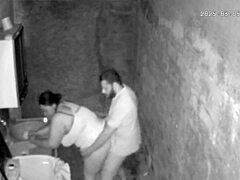 Hidden Cam Catches Busty Stepmom Fucking Stepson Hard