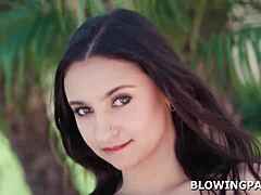 Big Tits Columbiana Gags On Monster Cock Throatfuck