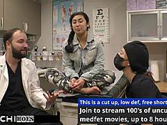 doctor-tampa uses hitachi wand on jasmine rose for her mandatory freshman orgasm in hospital