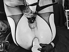 i'm fingering my ass in heels for intense anal training fun...