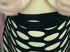 sexy milf teases with big tits and juicy ass in hot display