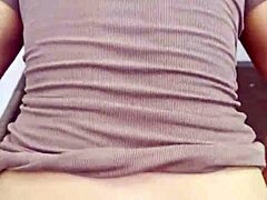 Latina girlfriend bends over in bedroom as curvy ass shakes wildly during rough cowgirl ride and squirting orgasm