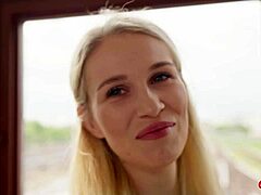 Skinny Blonde Nela Decker's First Casting Quiver: German Scout Squirt Fuck Uncovered.